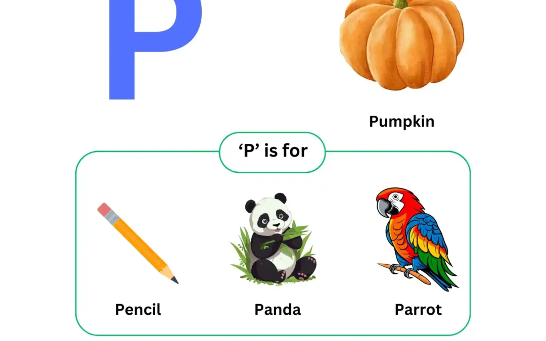 Learning the Letter P for Kindergarten – Free Printable Download
