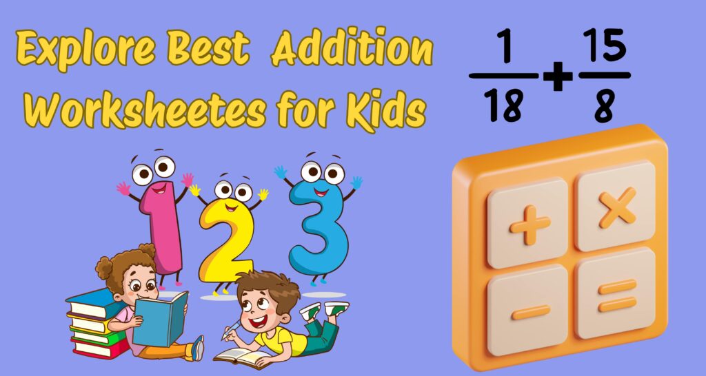 Preschool Addition Worksheets