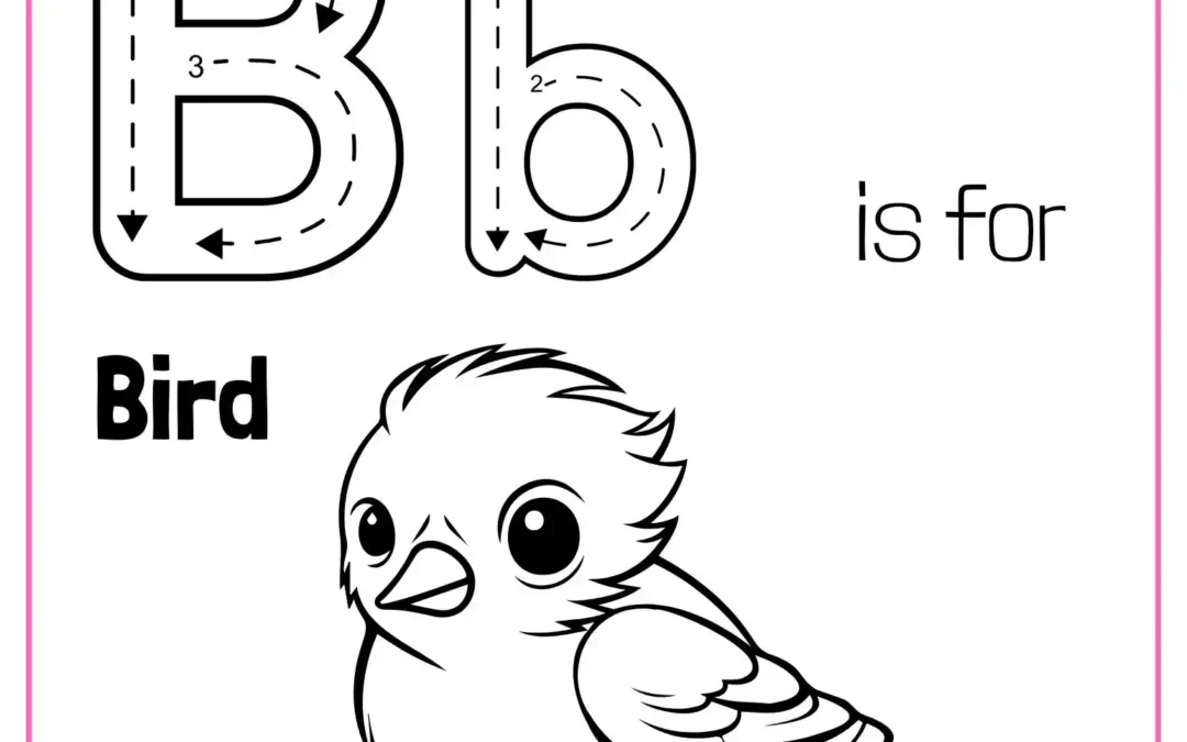 Letter B Coloring Worksheets