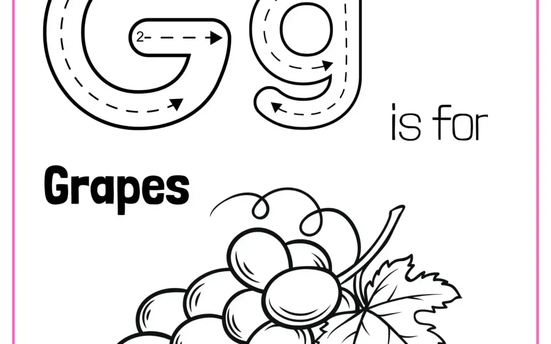 Letter G Coloring Worksheets