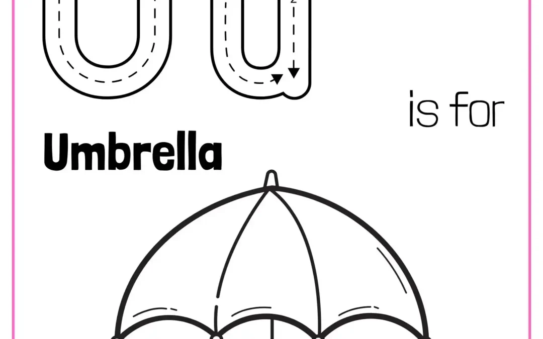 Letter U Coloring Worksheets