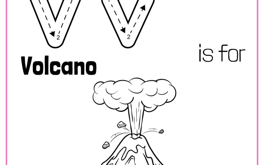 Letter V Coloring Worksheets