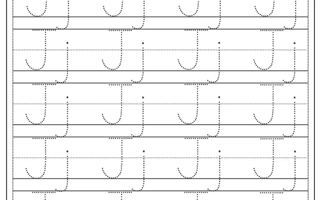 Tracing Letter J Worksheet