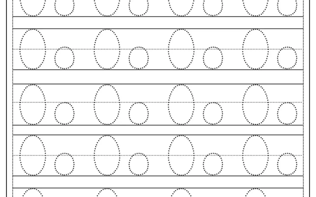 Tracing Letter O Worksheet