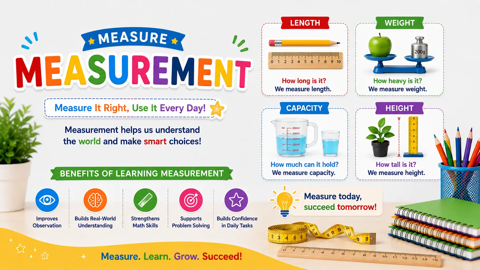 kindergarten measurement